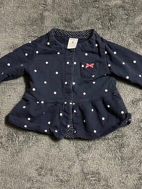 Carters Polka Dot Shirt (9 Months)